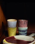 HK Living 70s Ceramics - Coffee Mug - Rhubarb