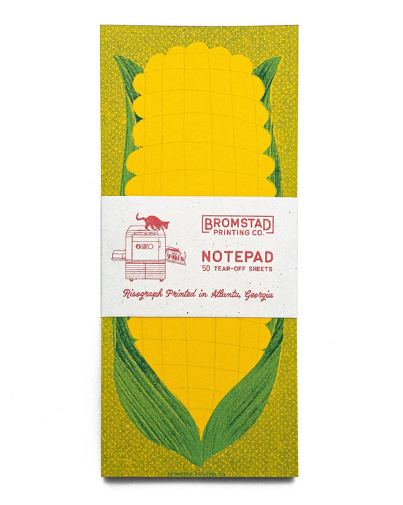 Bromstad Printing Co. - Risograph Notepad - Corn