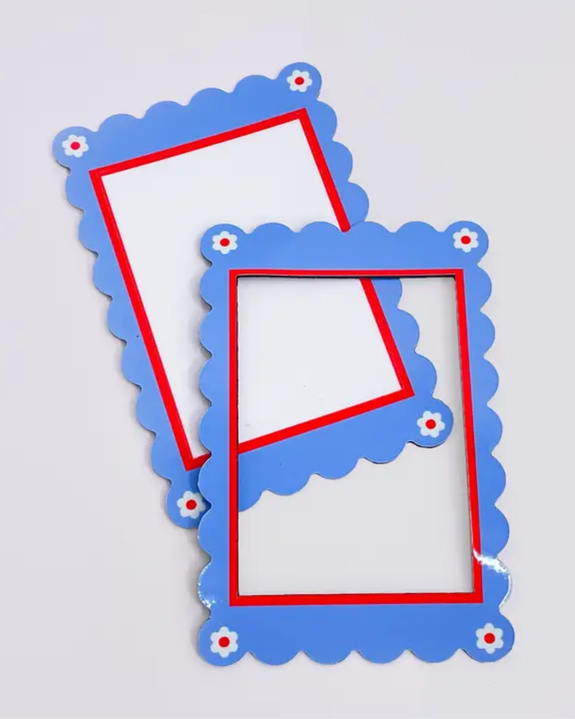 Have A Nice Day - Small Magnetic Frame - Cornflower