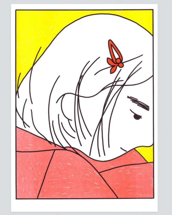 Carla McRae - 'Cosmic Wonder Peach Princess' Riso Print