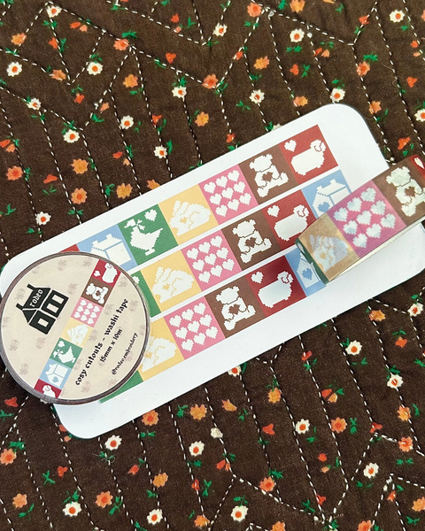 Rodeo Embroidery - Washi Tape - Cosy Cutouts