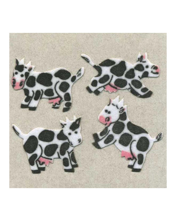 Stickermagic - Furry Tear-off stickers - Cows