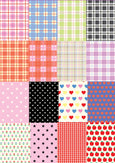 Martina's Tiny Store - Martina’s Tiny Book of Scrapbooking Papers (Edition 4: Plaid & Stars!)