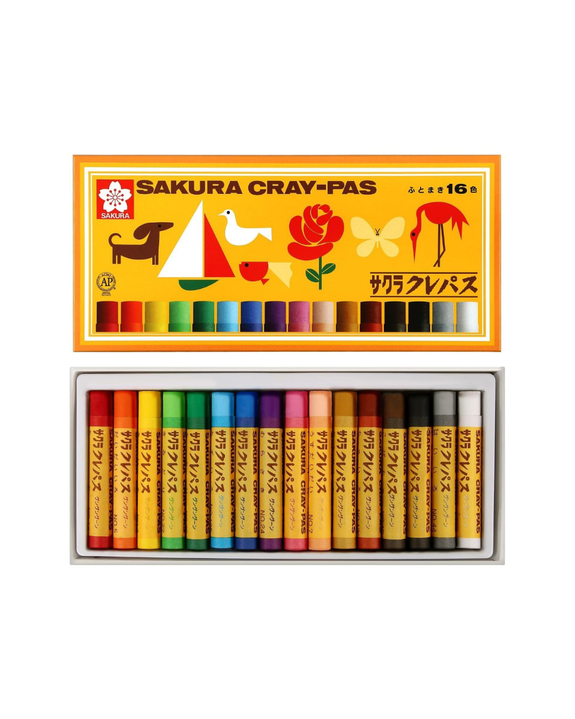 Sakura CRAY-PAS Oil Pastels - 16 Pack
