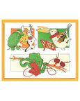 Maddie Fischer - Creature Hobbies in Sun/Kelly Riso Print