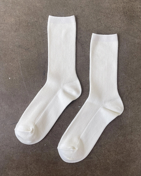 Le Bon Shoppe - Crisp Step Socks - White