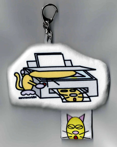 Aaronsworld94 - Plush Keychain - 'Cat Scan'