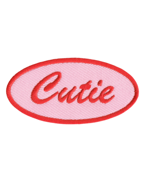 "Cutie" - Diner Name Tag - Patch