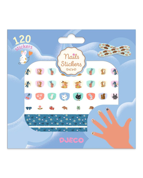 Djeco - Nail Stickers - Cutie - 120pc
