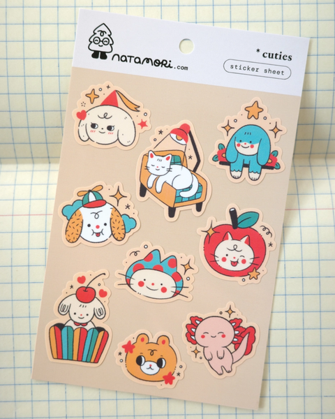 Natamori - Cuties - Sticker Sheet