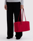 Baggu - Medium Nylon Bowler Bag - Cherry