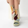 Bonne Maison - Natural Abstract Sock