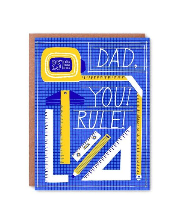 Egg Press - You Rule Dad Card