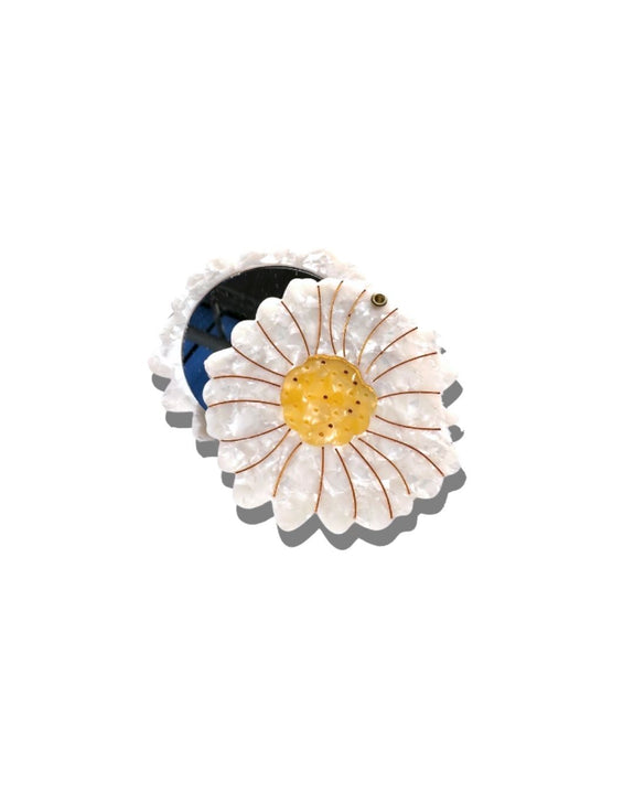Solar Eclipse - Compact Mirror - Daisy
