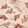 Winona Irene - Barrette Set - Marguerite Daisy Flower