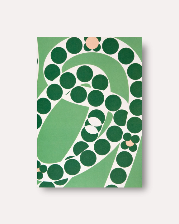 The Completist - Damson Slimline Notebook - Dot Grid