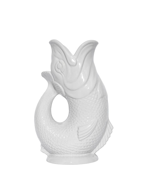 The Original Gluggle Jug - Pitcher Vase - XL - White