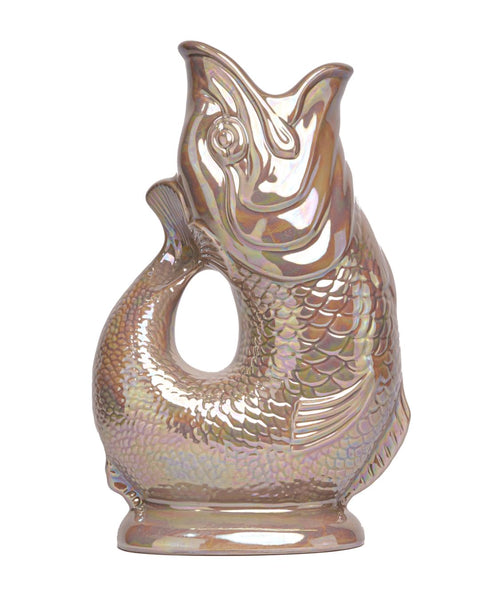 The Original Gluggle Jug - Pitcher Vase - Mushroom Lustre