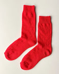 Le Bon Shoppe - Modal Eyelet Socks - Poppy Red
