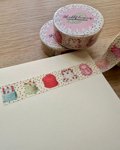 Shellflower - Cake Washi Tape