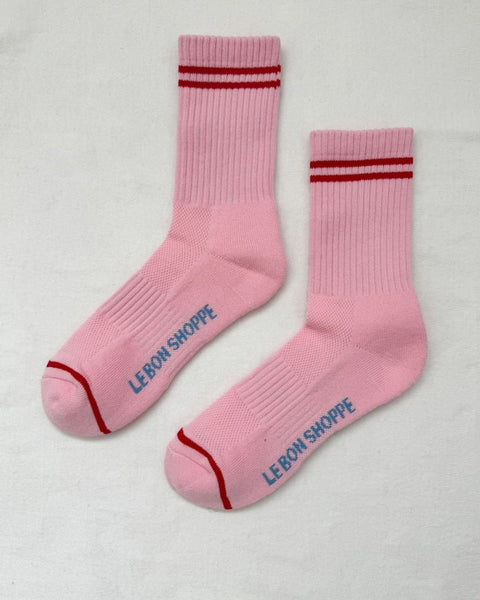 Le Bon Shoppe - Boyfriend Socks - Amour Pink