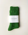 Le Bon Shoppe - Modal Eyelet Socks - Palm Green
