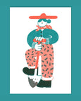YUK FUN - Riso Print - Digging
