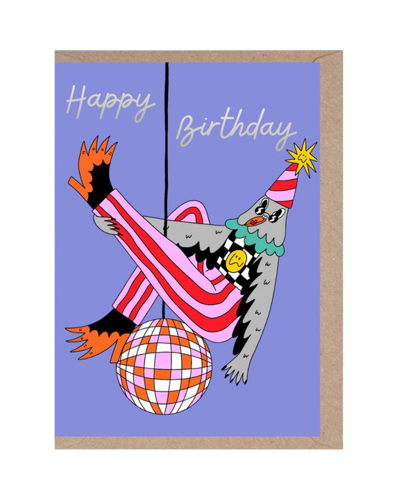 Rumble Cards - Birthday Pigeon Card