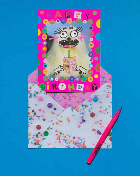 Gentle Thrills - Diva Birthday Card