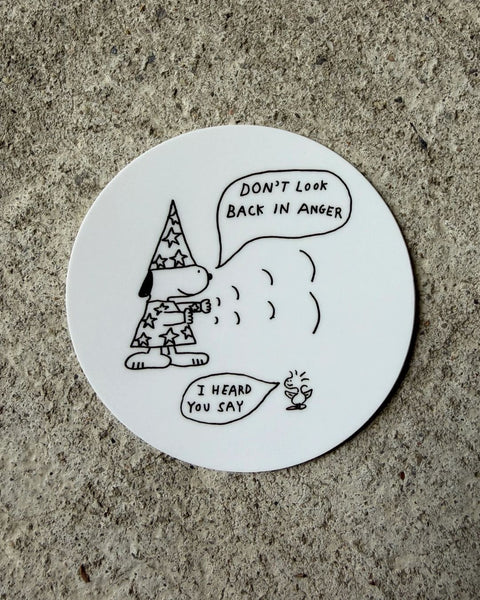 Sandwitch Shop - Don’t Look Back in Anger Sticker
