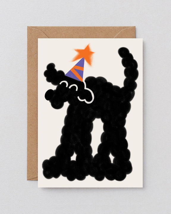Wrap - Dog Birthday Embossed Greeting Card