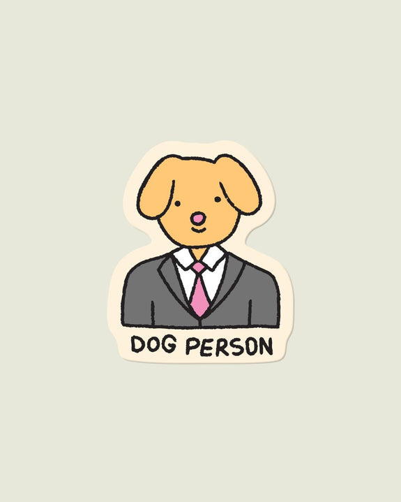 Épée Lapin Studio - Dog Person Sticker