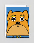 Wrap - Dog Fold Out Mouth Birthday Card