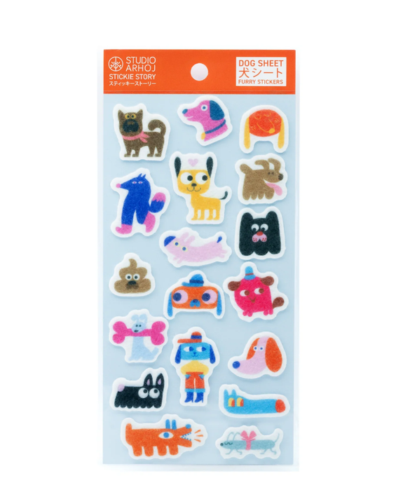 Studio Arhoj - Stickie Story - Dog Sheet