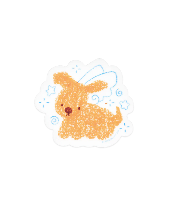 Rochelle Oh - Puppy Angel - Flake Vinyl Sticker