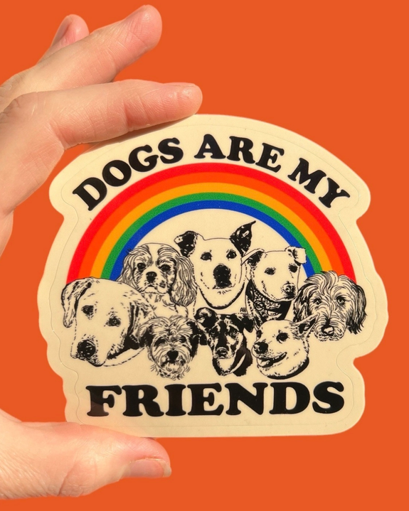 Astral Weekend - Dogs Are My Friends Sticker