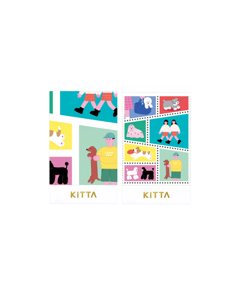 KING JIM - KITTA Special - Washi Stickers Doggy