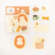 Furukawashiko - Washi Flake Stickers - Dog