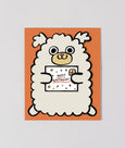 Wrap - Dog With Mini Card Kid's Greeting Card