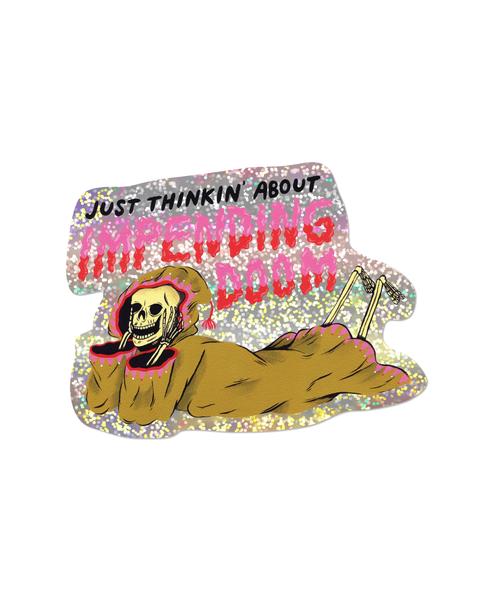 Red Cap Cards - Impending Doom Sticker