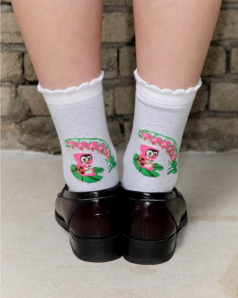 Socks Appeal x Hannah-Michelle Bayley - Dot Ladybug Fairy Socks
