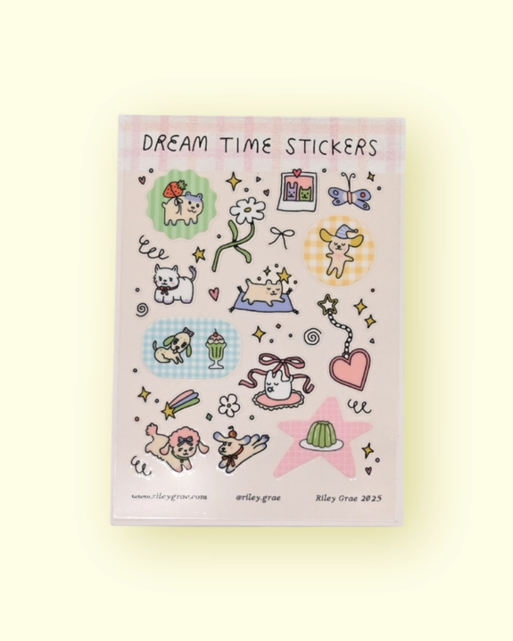 Riley Grae - Dream Time - Sticker Sheet