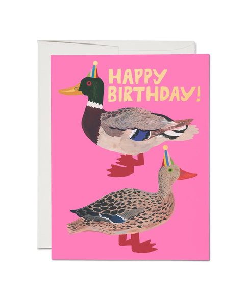 Red Cap Cards - Quacky Birthday Greeting Card