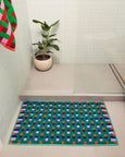 Dusen Dusen - Purple Weave Pattern Bath Mat