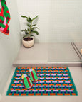 Dusen Dusen - Purple Weave Pattern Bath Mat