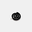 Chunks - Spiral Clip in Black