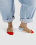 Baggu - Ribbed Sock - Beige Mix