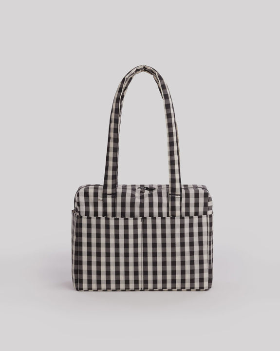 Baggu - Everyday Cloud Bag - Black And Cream Gingham