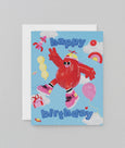 Wrap - Greetings Card -  Happy Birthday Celebration
