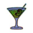 Jenny Lemons - Glitter Martini Sticker